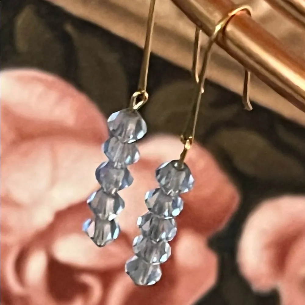 14K Gold Tanzanite Earrings - Image 11