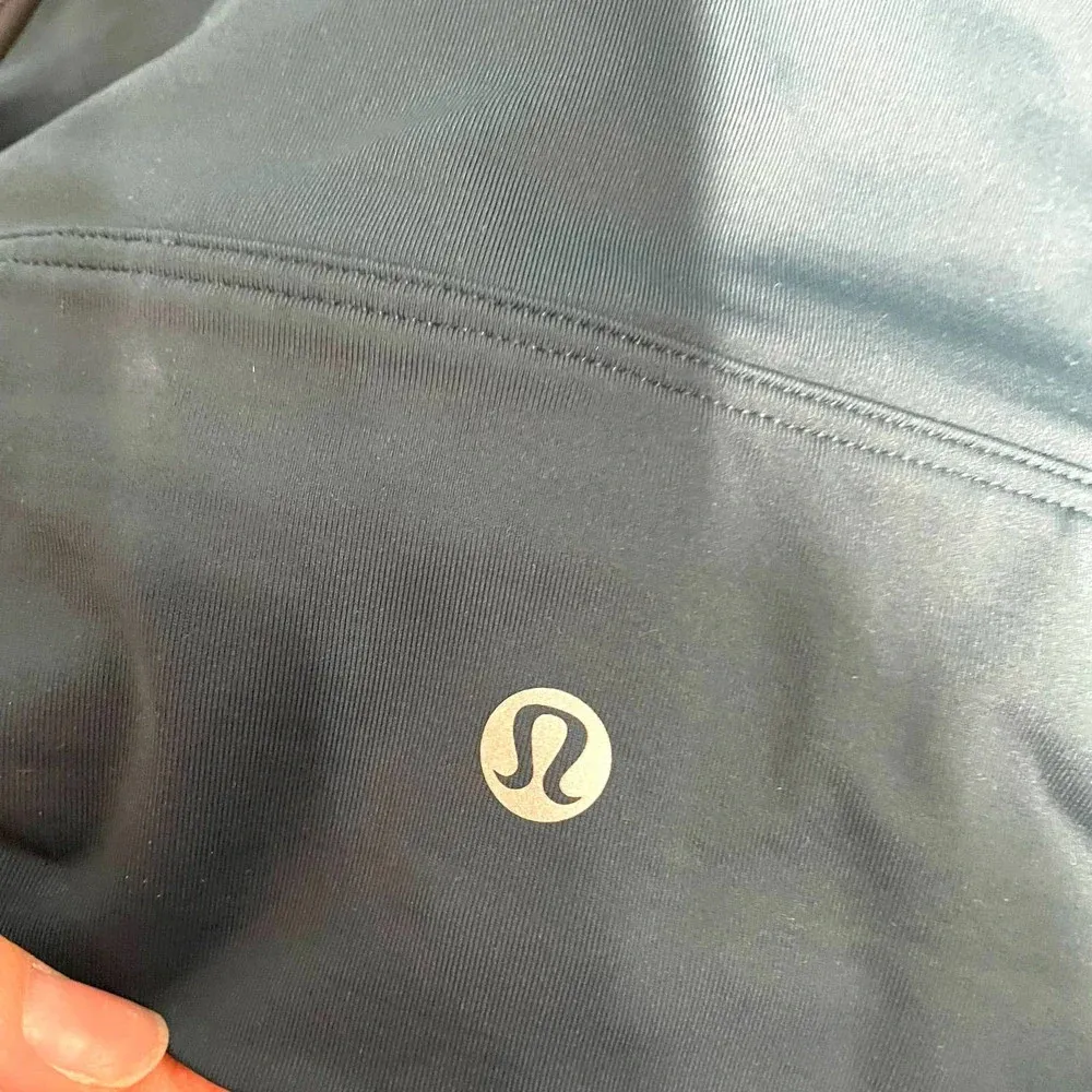 Lululemon Double Tap Sports‎ Bra II Submarine Green / Black Mesh Size 8 - Image 5