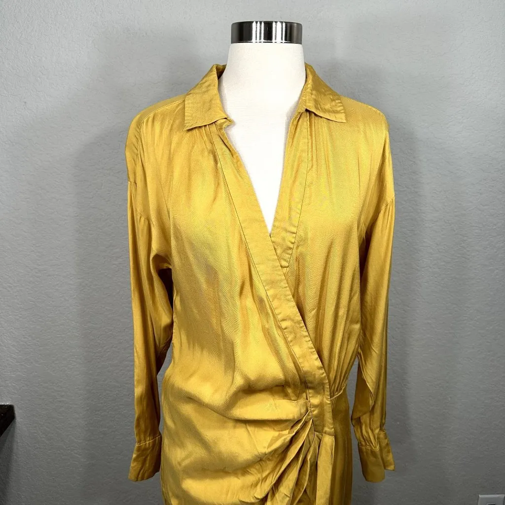 L'Academie The Gigi Maxi Dress in Mustard Yellow - Image 5