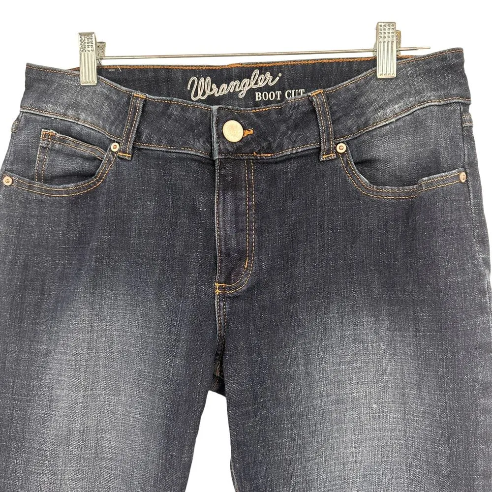 Wrangler Premium Mid Rise Bootcut Jeans Size 13x34 - Image 2