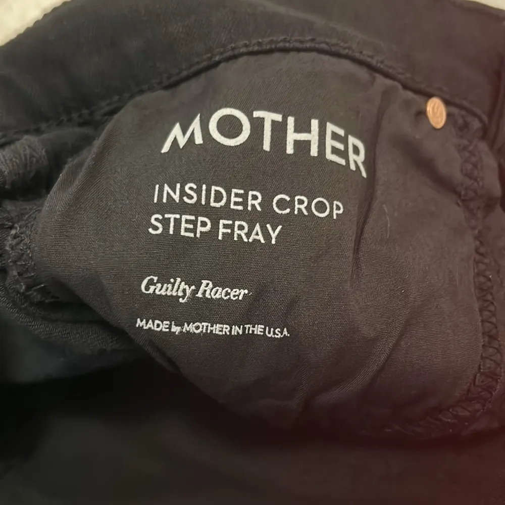 Mother Insider Crop Step Fray Guilty Racer Size 24 - Image 11
