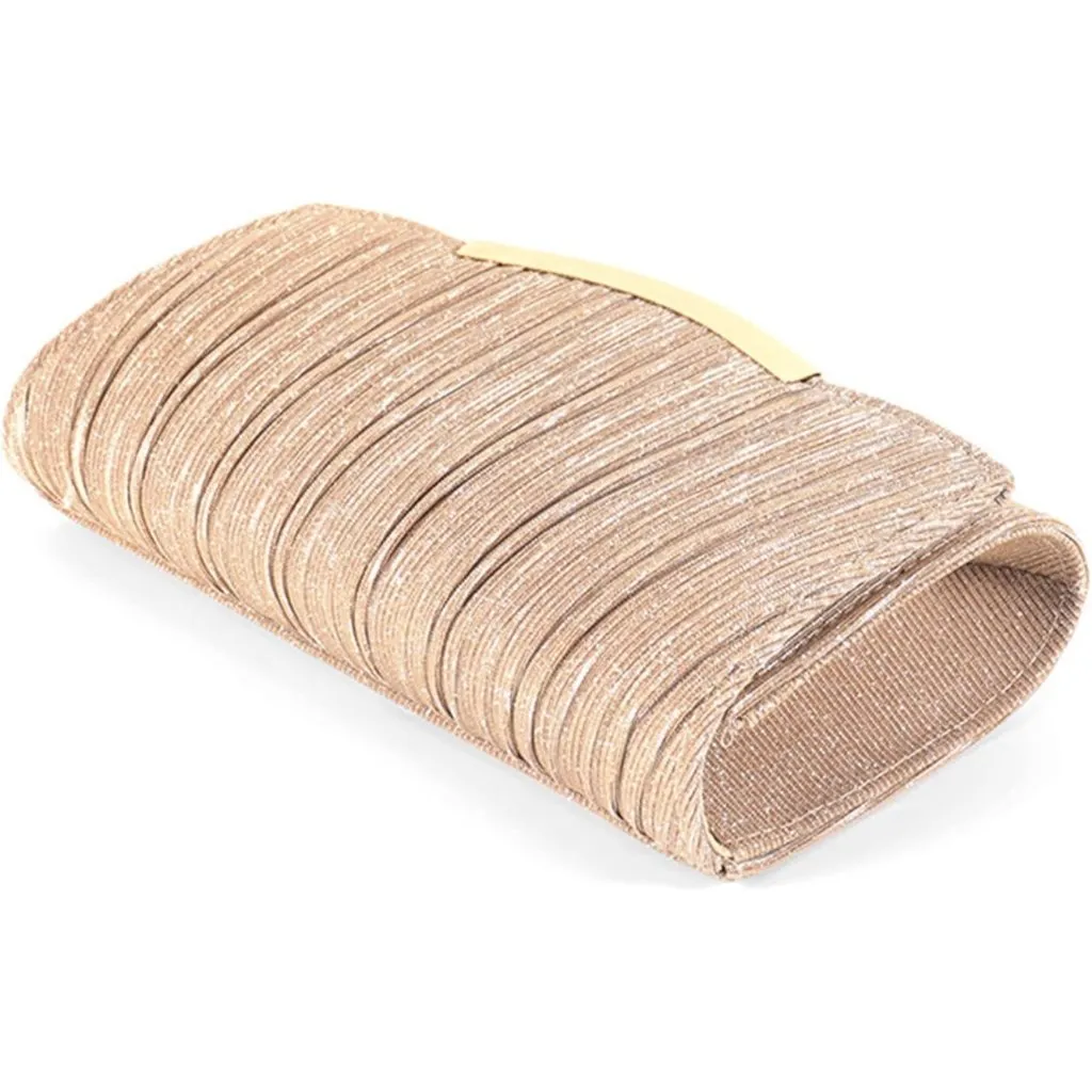 ⚡ Women's Evening Clutch Crossbody Wedding Prom Party Engagement Gold Handbag - Image 3