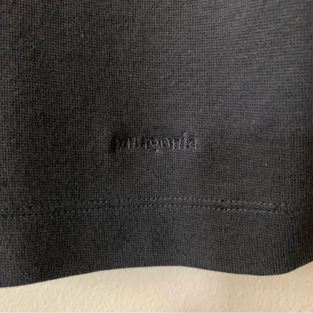 NWT Patagonia Organic Cotton Sleeveless Black Knee Length Dress Size XS - Image 10