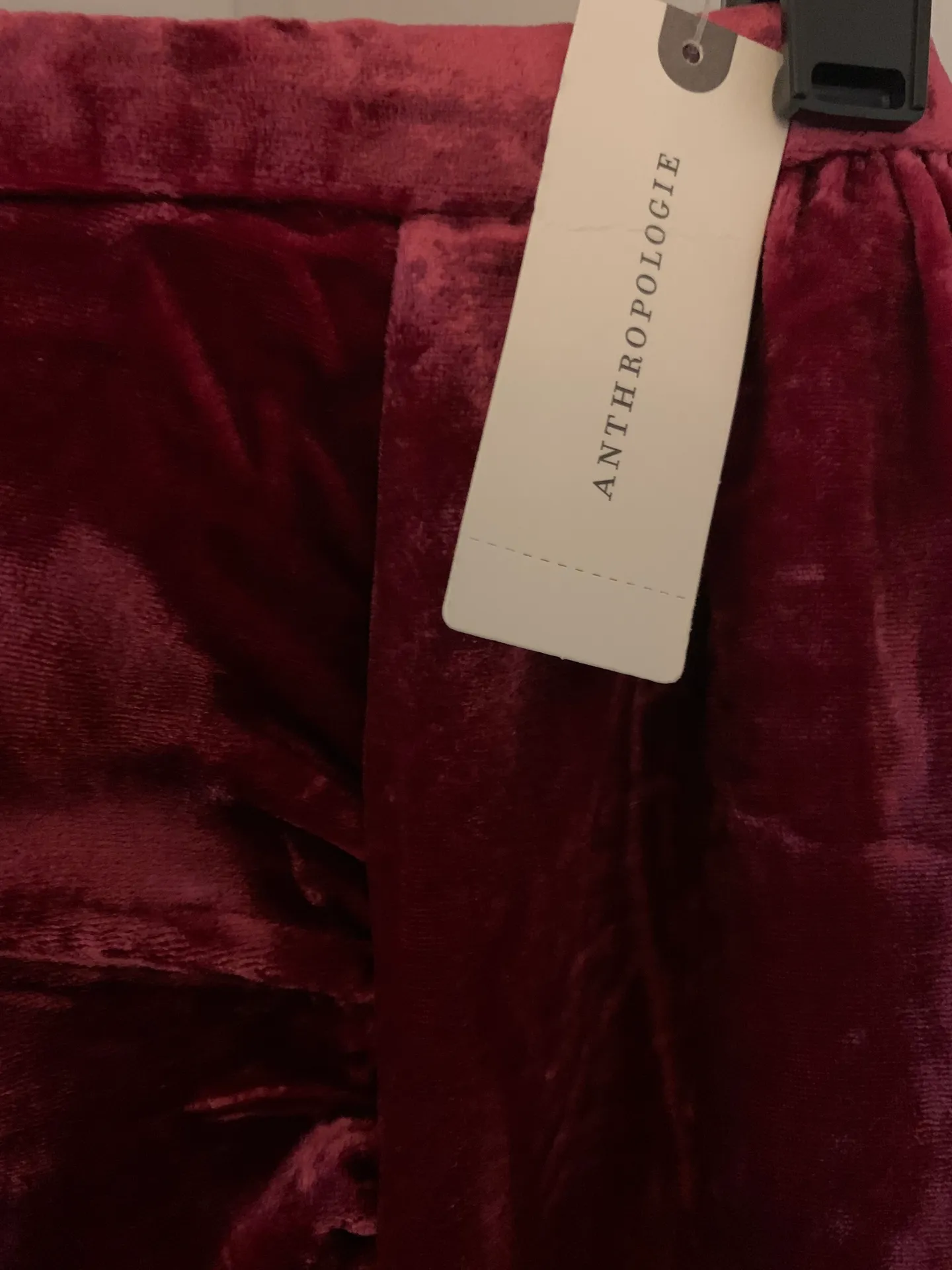 Burgundy  Velvet Mini - Image 3