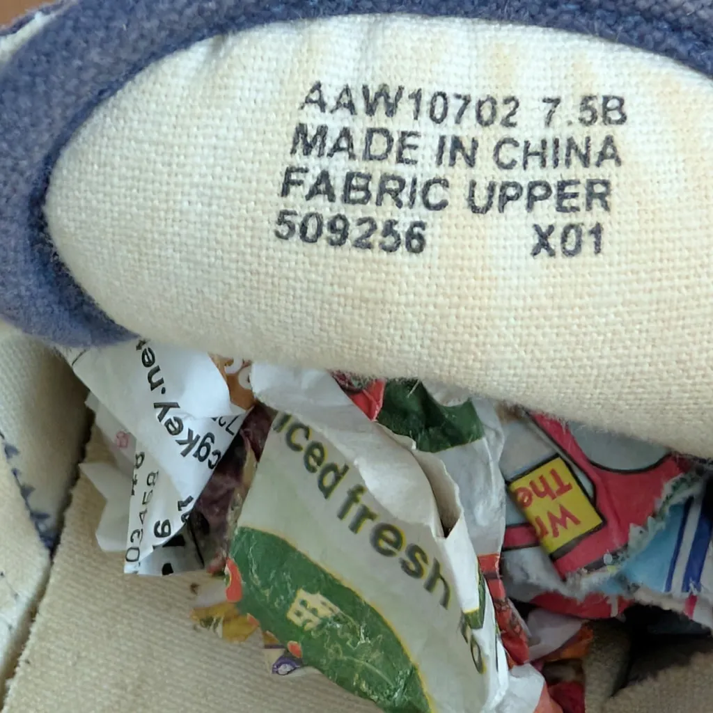 Polo Ralph Lauren Women's Blue Low Top Sneakers, Size 7.5B - Image 2