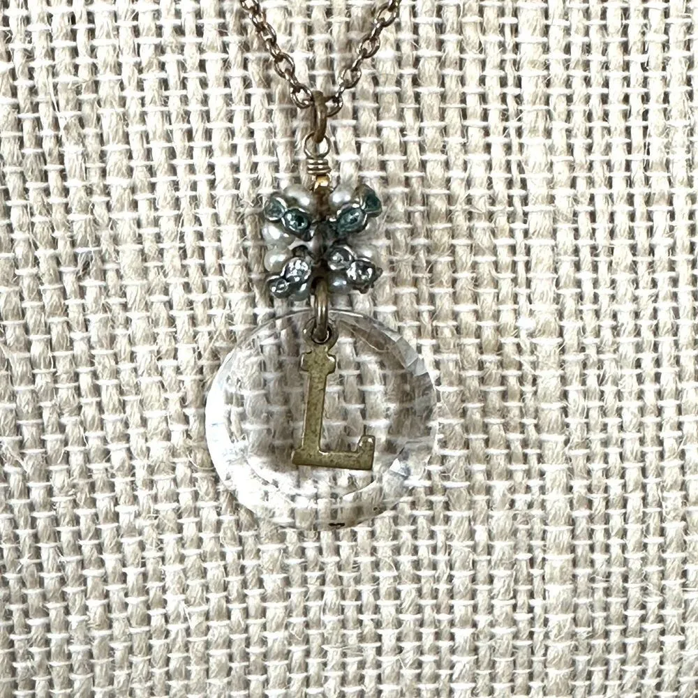 Diane Yang L monogram necklace - Image 2