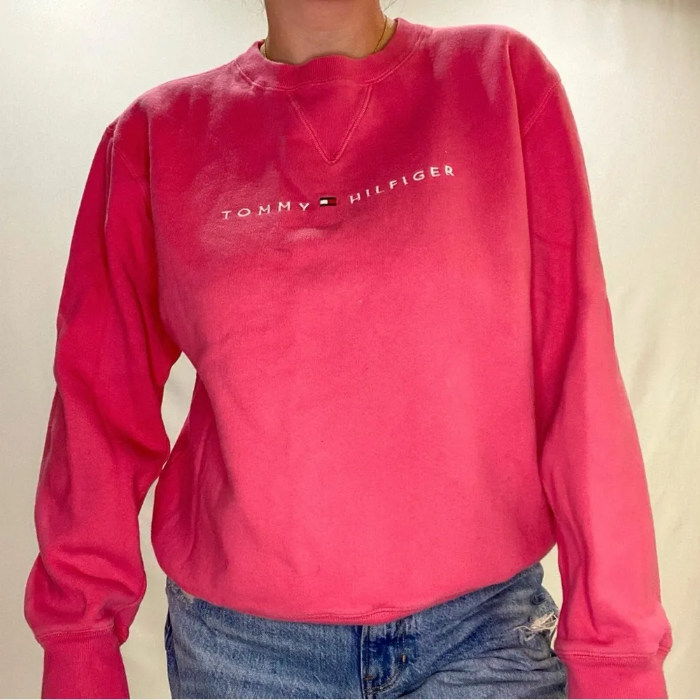 Hot Pink Tommy Hilfiger Crewneck - Image 2