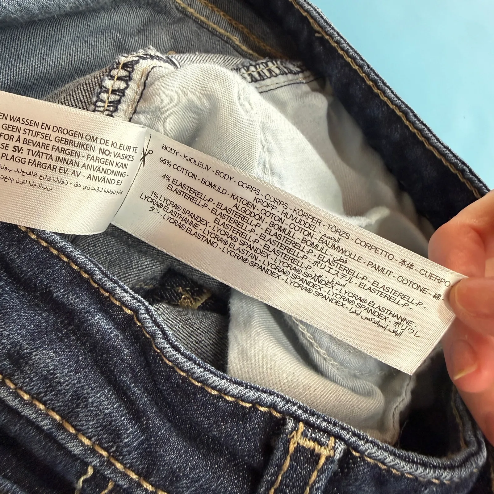 Ariat Denim Women's High Rise Slim Trouser Jeans Size 32 XL - Image 2