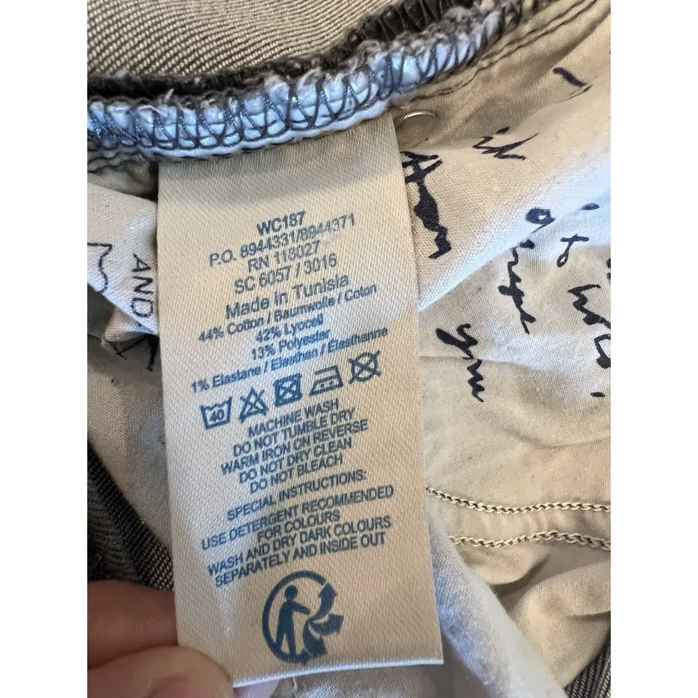 Boden The Trafalgar Straight Leg Jeans Women 12L Gray‎ Stretch Denim TALL Gray Size 12 - Image 6