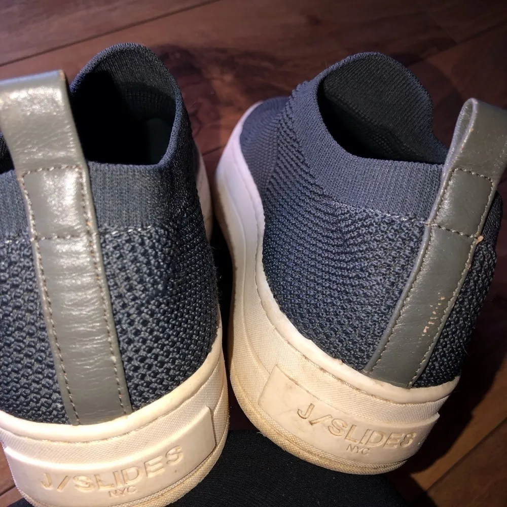 J/Slides Blue Hilo Knit Slip On Shoes‎ Size 8.5 - Image 8