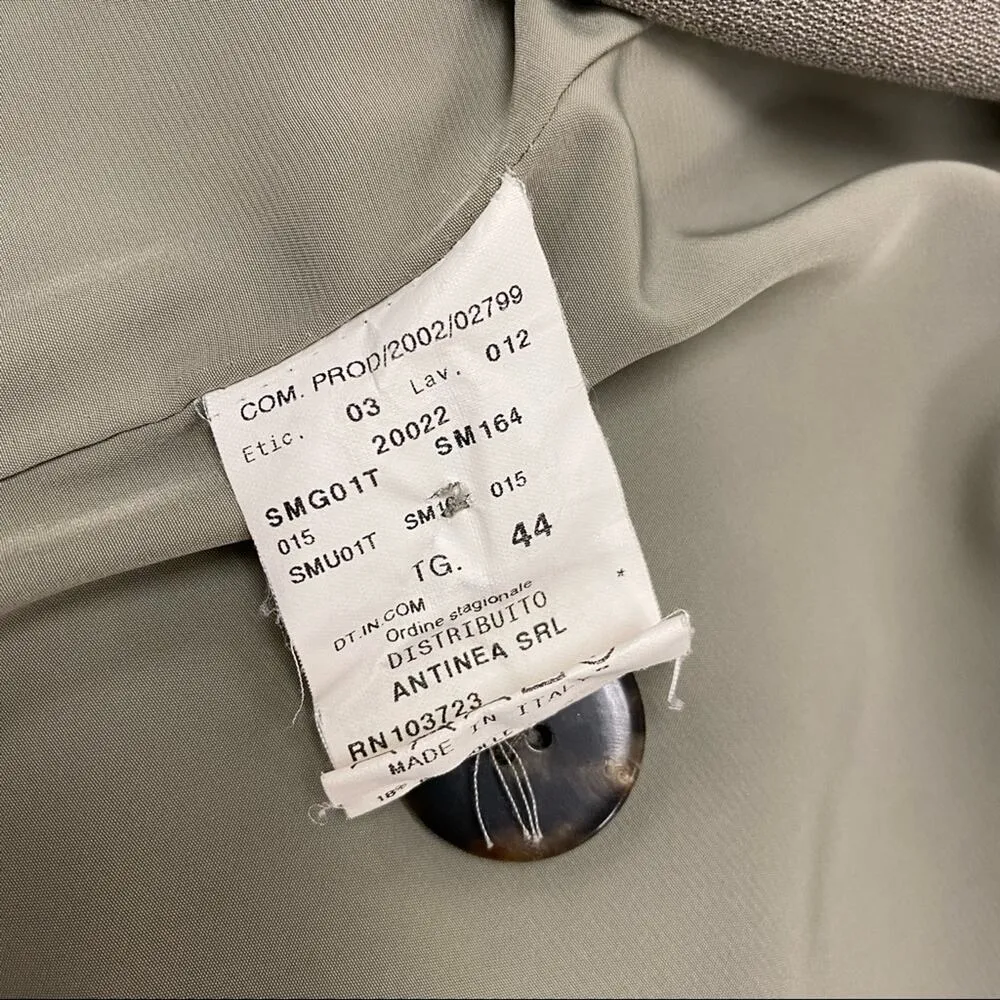 Armani Taupe/Grey Blazer Size 8 - Image 6