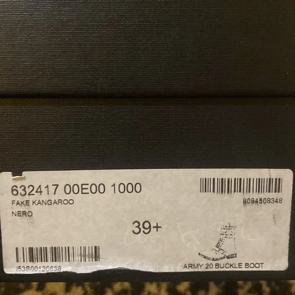 Army 20 Buckle Boot in Kangaroo Embossed Leather - Image 10