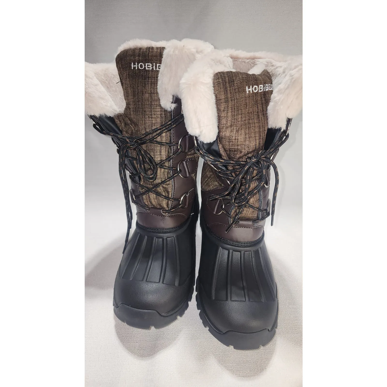 hobibear rain boots size 9 women's waterproof Brown - Image 11