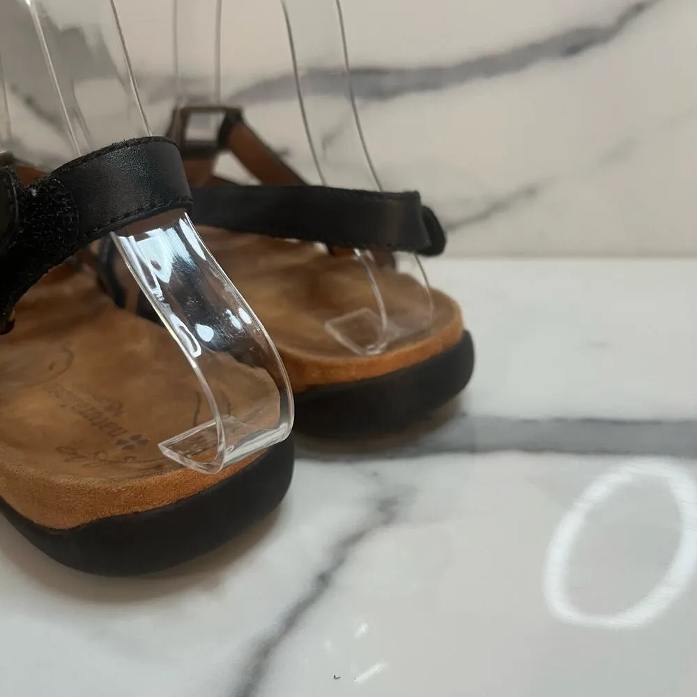 Naturalizer | Brown Leather Strappy Hook & Loop Comfort Every Sandals Sz 7.5 - Image 5