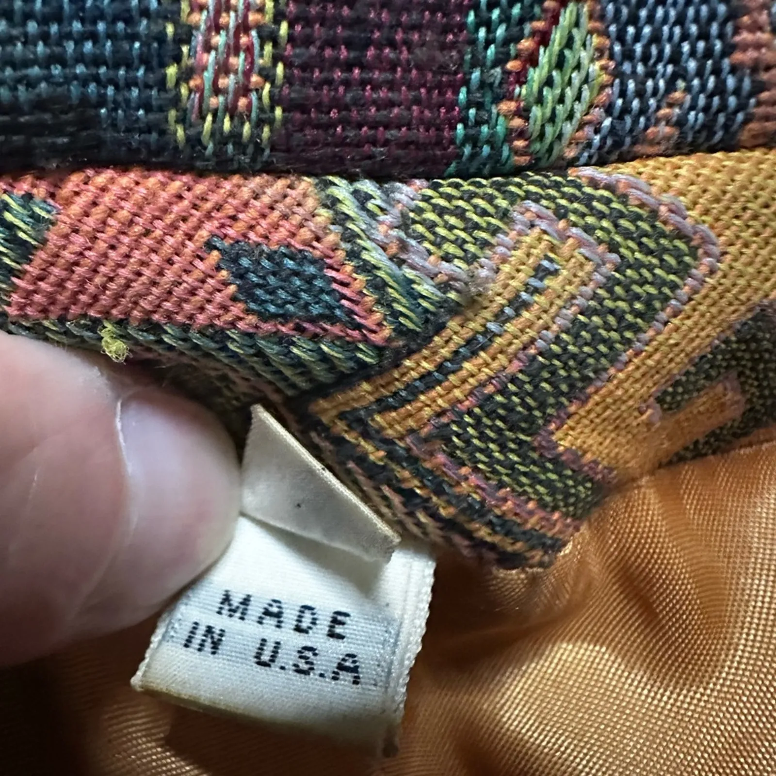 Vintage Etienne Aigner Tapestry Blazer Jacket Lined Artsy 90s Designer USA Made - Image 6