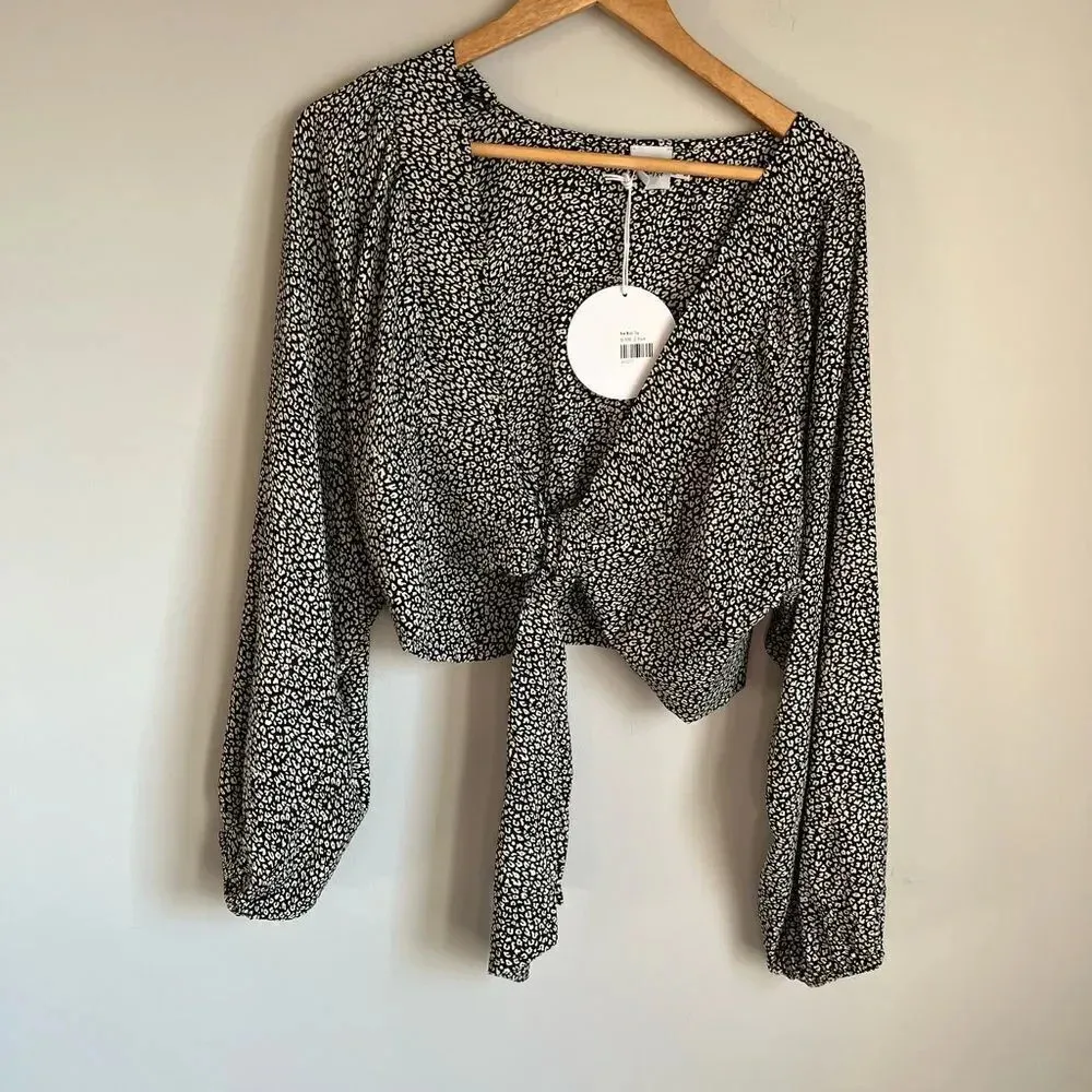 NWT Princess Polly NEW MOOD TOP BLACK - Image 3