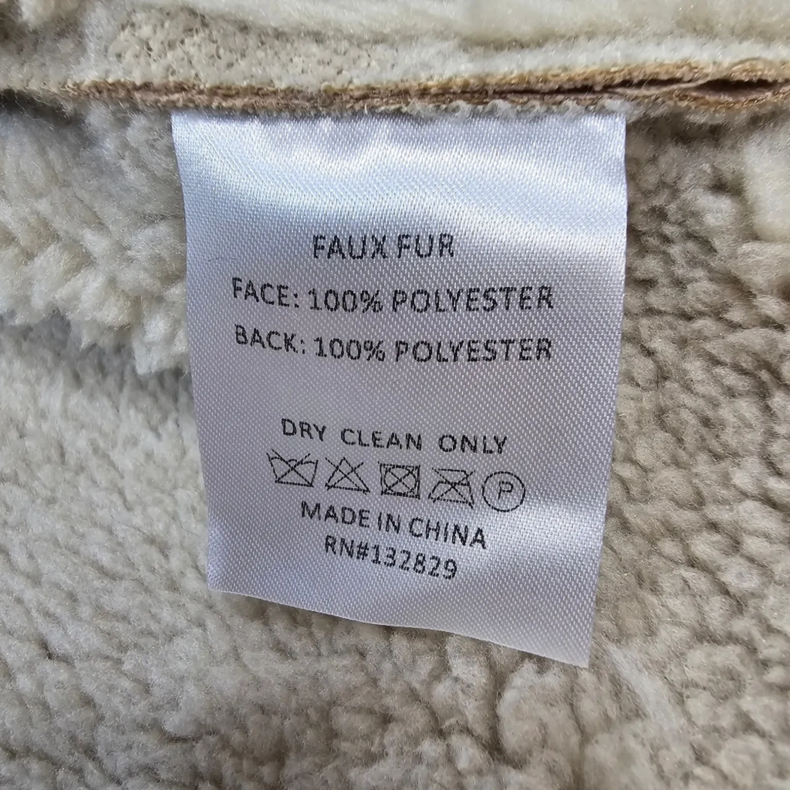 Tularosa Griffin Sherpa Coat in Mahogany XL - Image 9