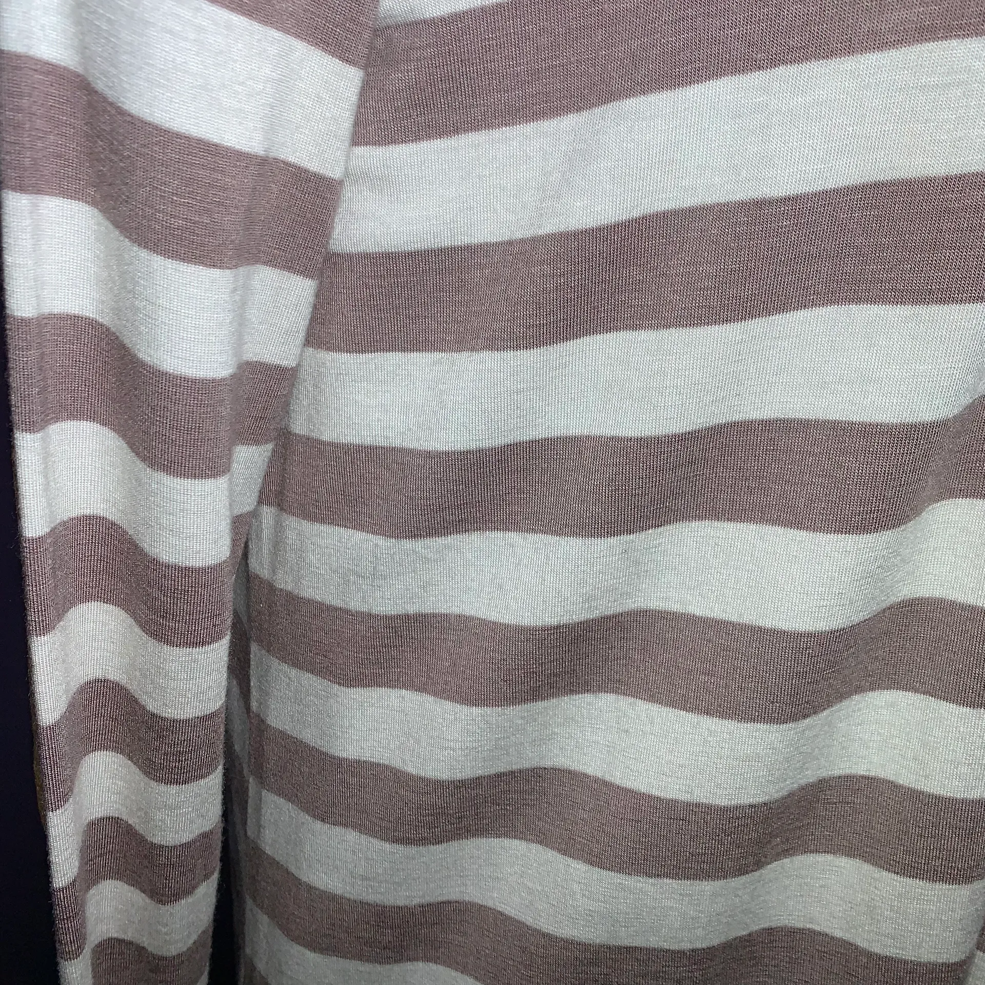 Boutique Tan and Cream Striped Cardigan - Image 8