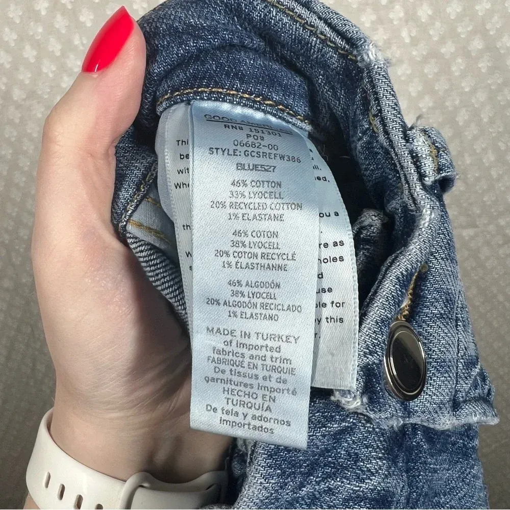 Good American Good Curve Straight‎ Leg Minimalist Jeans - Image 4