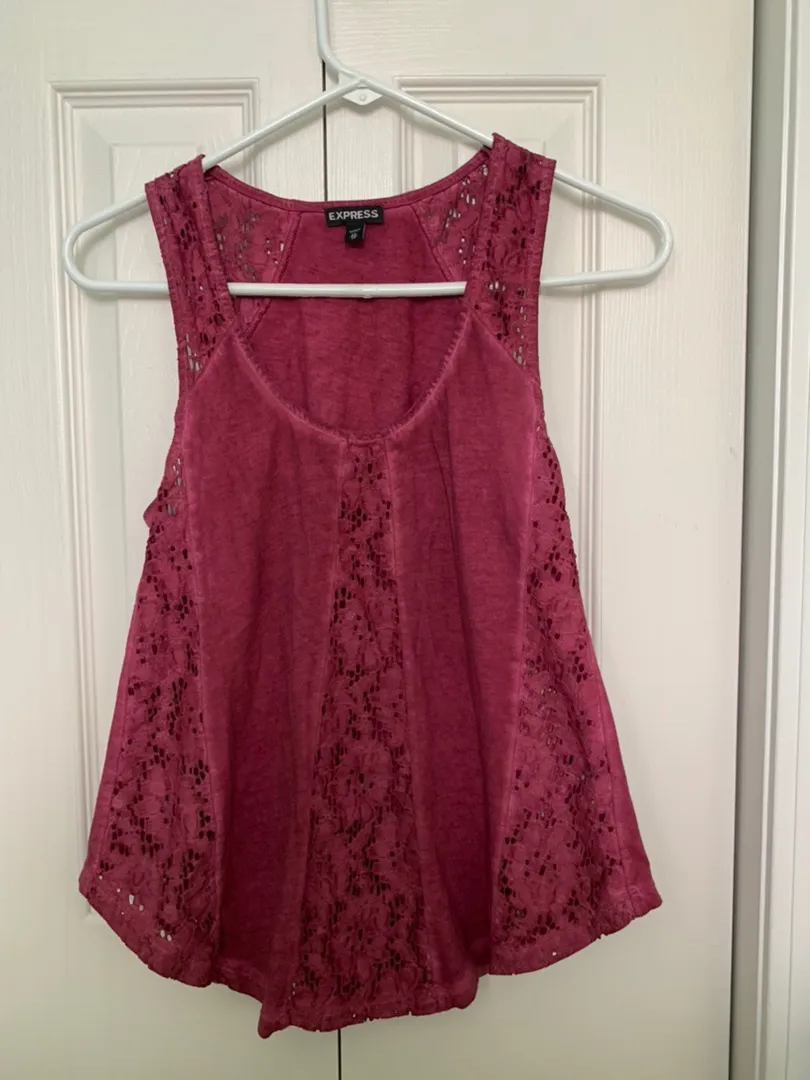 EXPRESS Loose Tank Top Blouse - Image 3