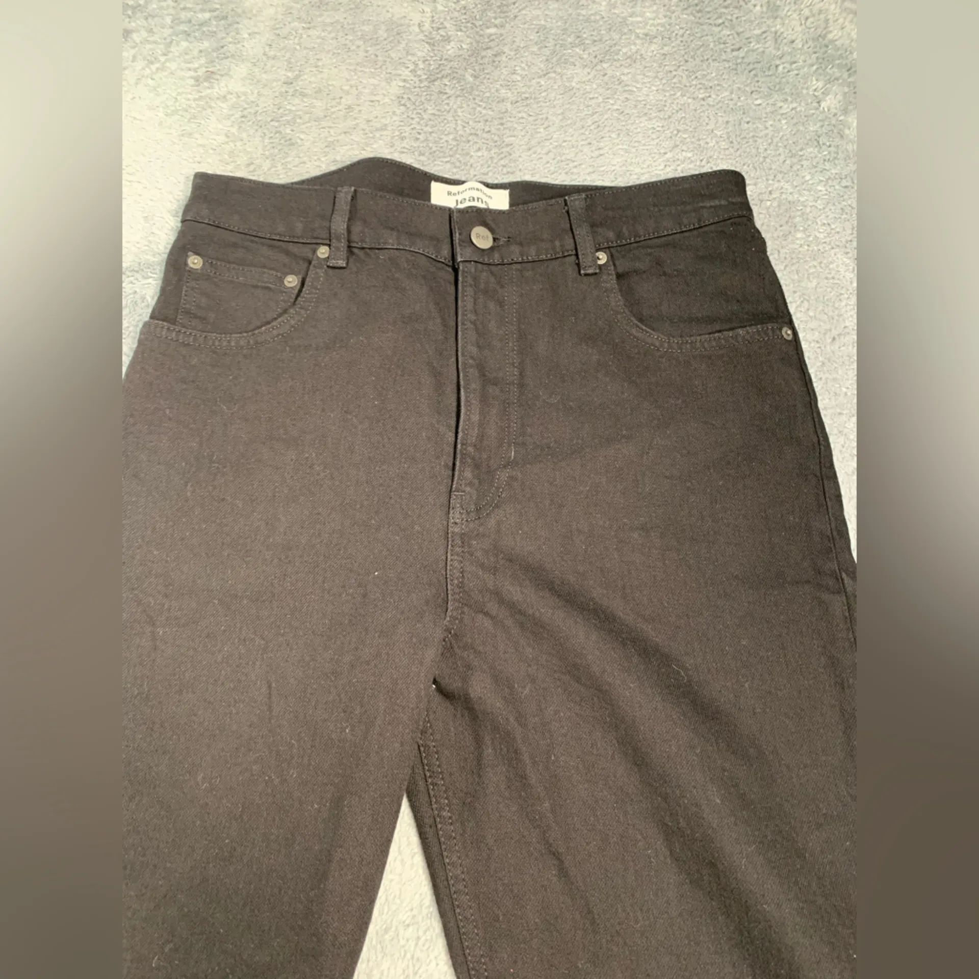 Reformation Black Liza jeans 31 - Image 4