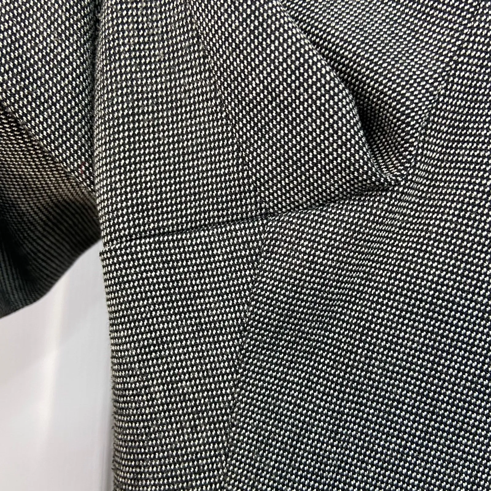 Charter Club Katherine Fit black woven full length stretch business casual pants - Image 3