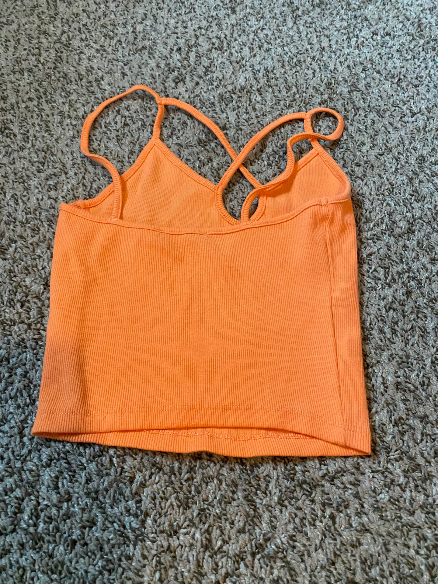 orange crop top - Image 2