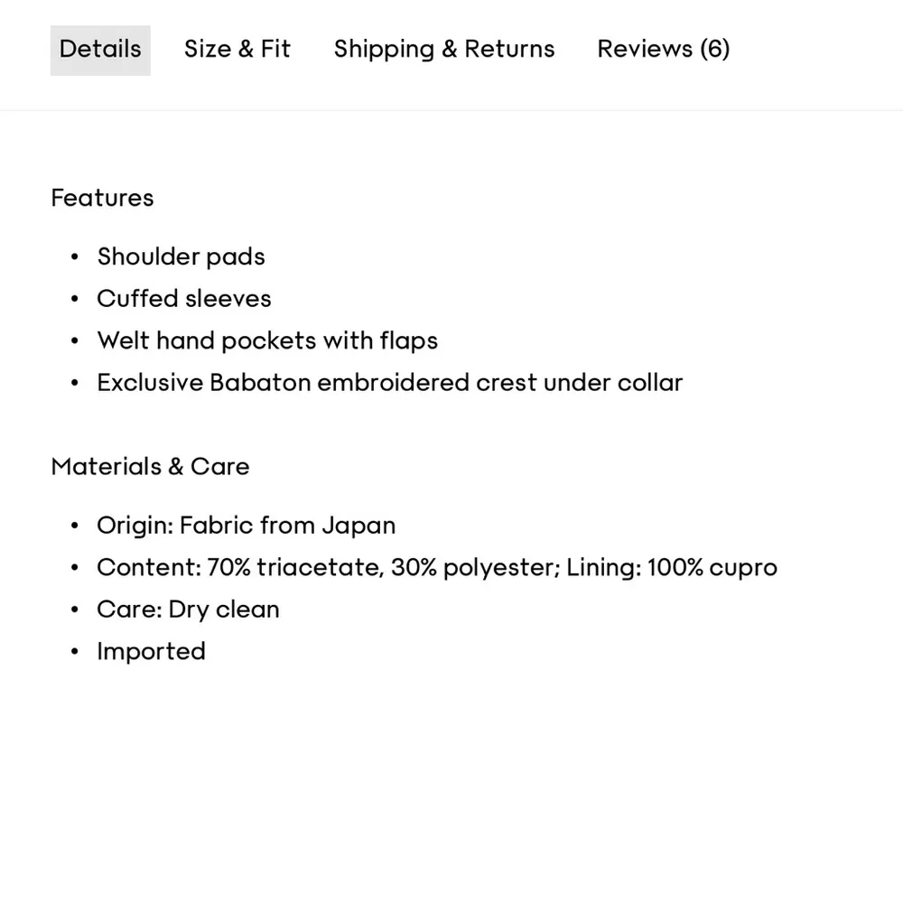 Babaton Ambition Blazer White Size XS - Image 8