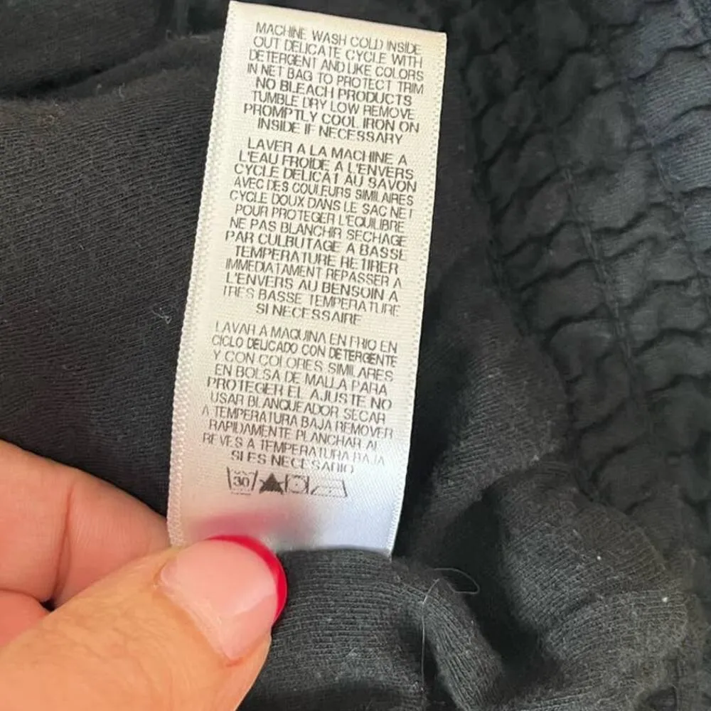 Juicy Couture  Black Cotton Double Breasted Jacket Dark Academia Women's sz. S - Image 7