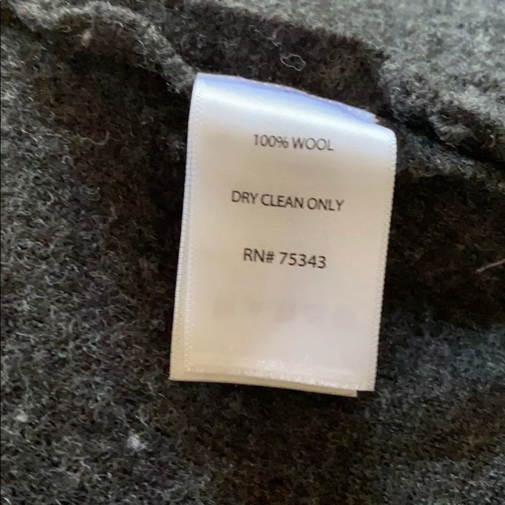 The Saville Row Co. Wool Moto Jacket Size Medium Gray - Image 5