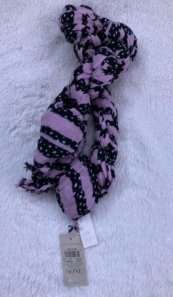 Ann Taylor Stripe and Polka Dot Scarf - Image 5
