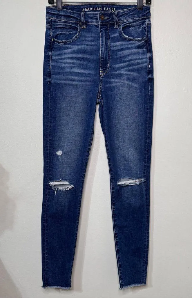 American Eagle Highest Rise Super Stretch Jegging Distressed Skinny Jean 6 - Image 2