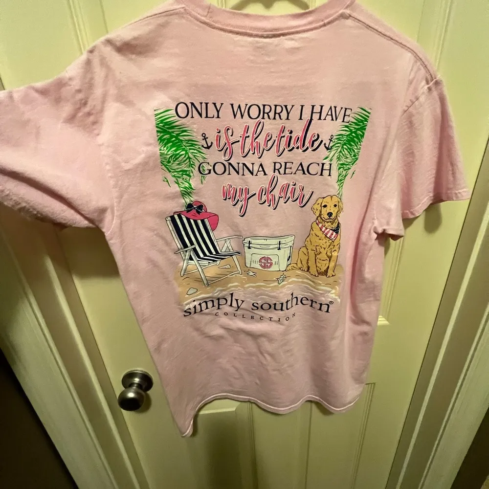 Simply Southern Short Sleeve. Size Medium. - Image 3