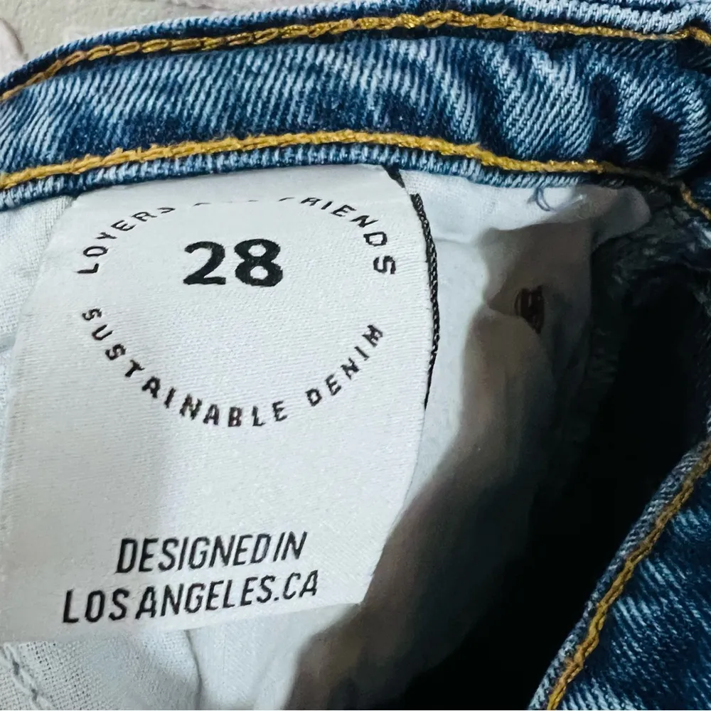 Lovers + Friends Ryan High Rise Straight Leg Jeans in Palm Canyon Wash Size 28 - Image 11