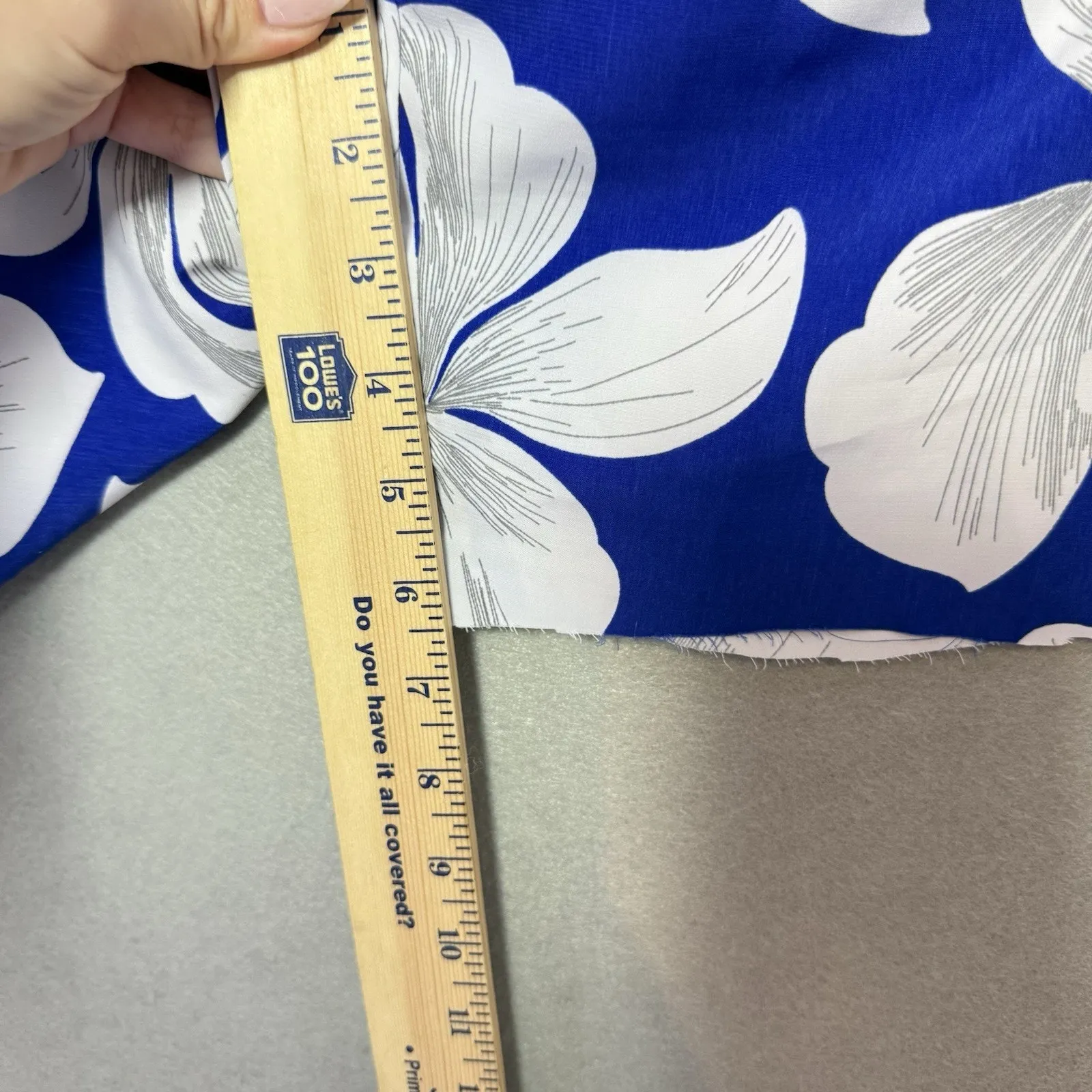 Investments Women’s Hawaiian Floral Shorts Blue White Size XL - Image 6