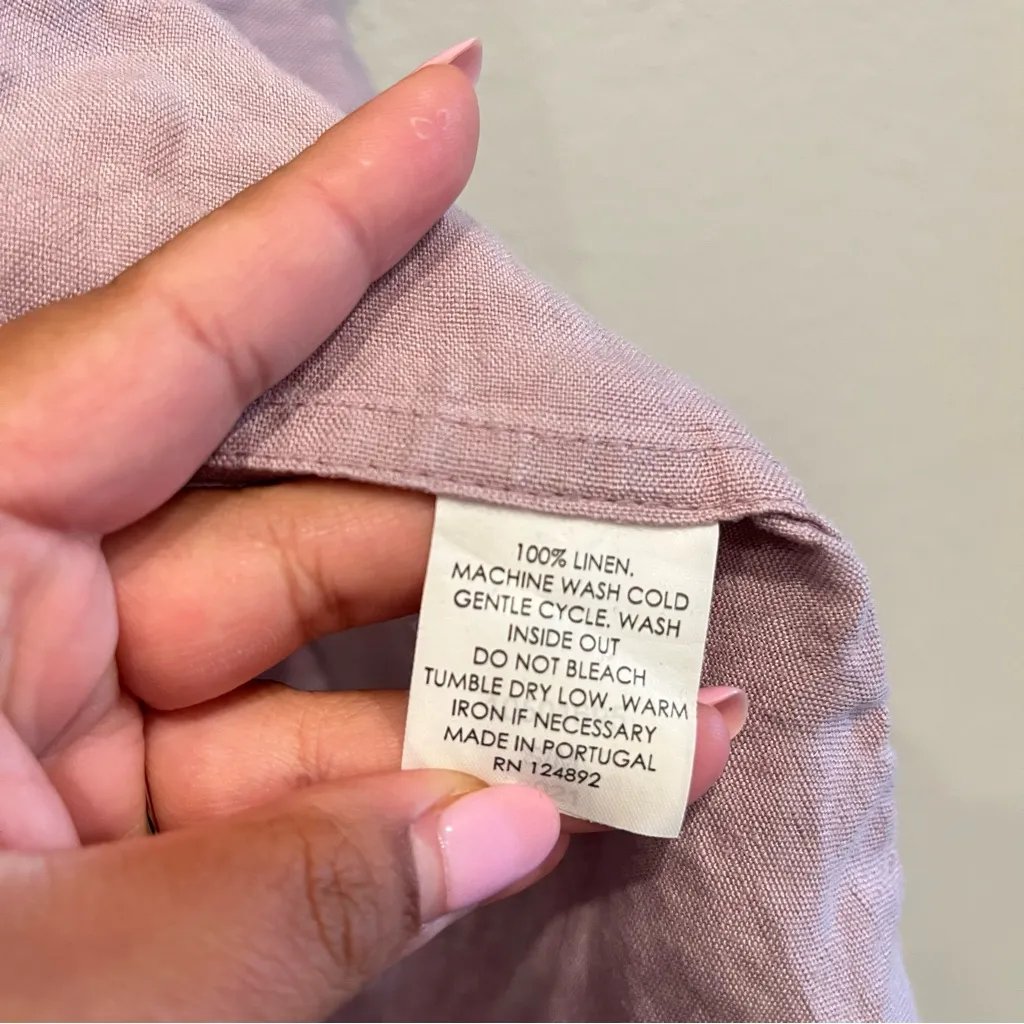 Serena and Lily Linen Sleep Robe Top Size S/M Costal Prairie Lounge - Image 6