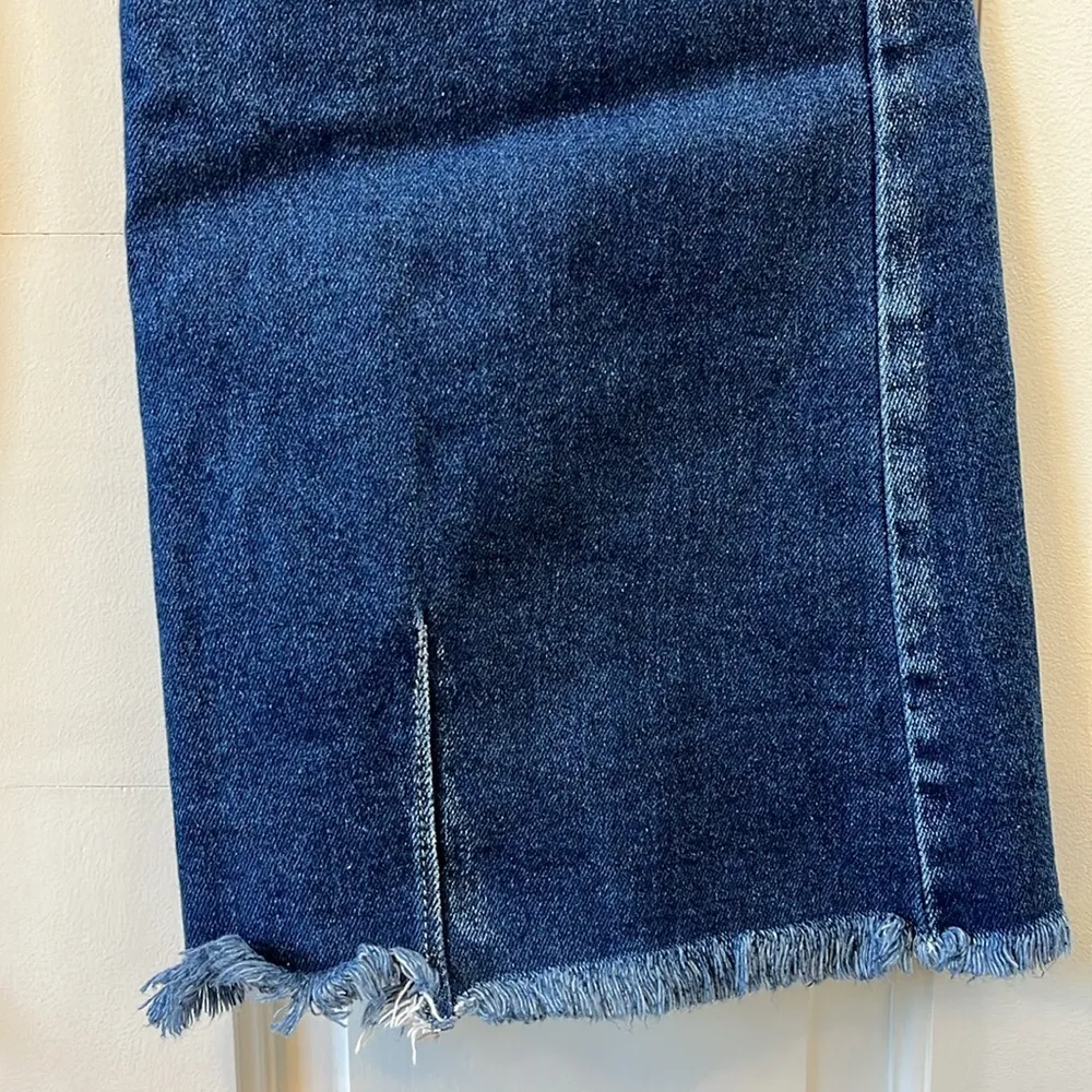 KanCan Edison Mid Rise Button Fly Flare Medium Blue Wash - Image 10