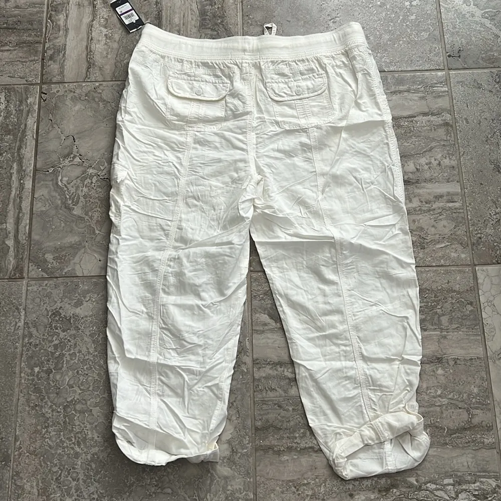 Tommy Hilfiger Alton Cuffed Straight Leg Pants in White, New w/Tag - Image 4