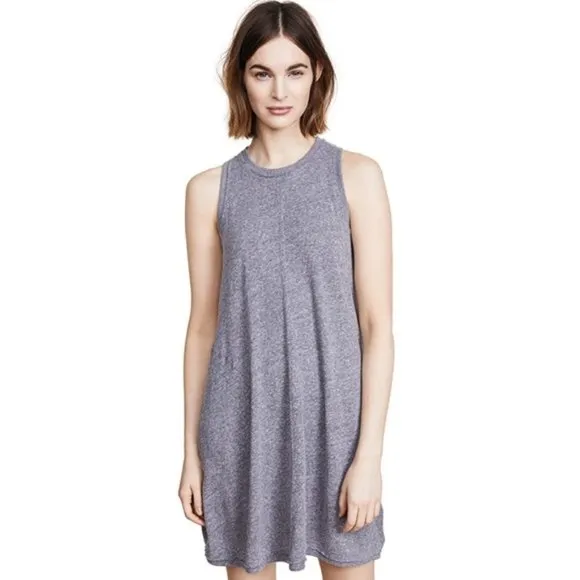 Nation LTD X REVOLVE Gray Phoebe Tank T-Shirt Dress S - Image 3