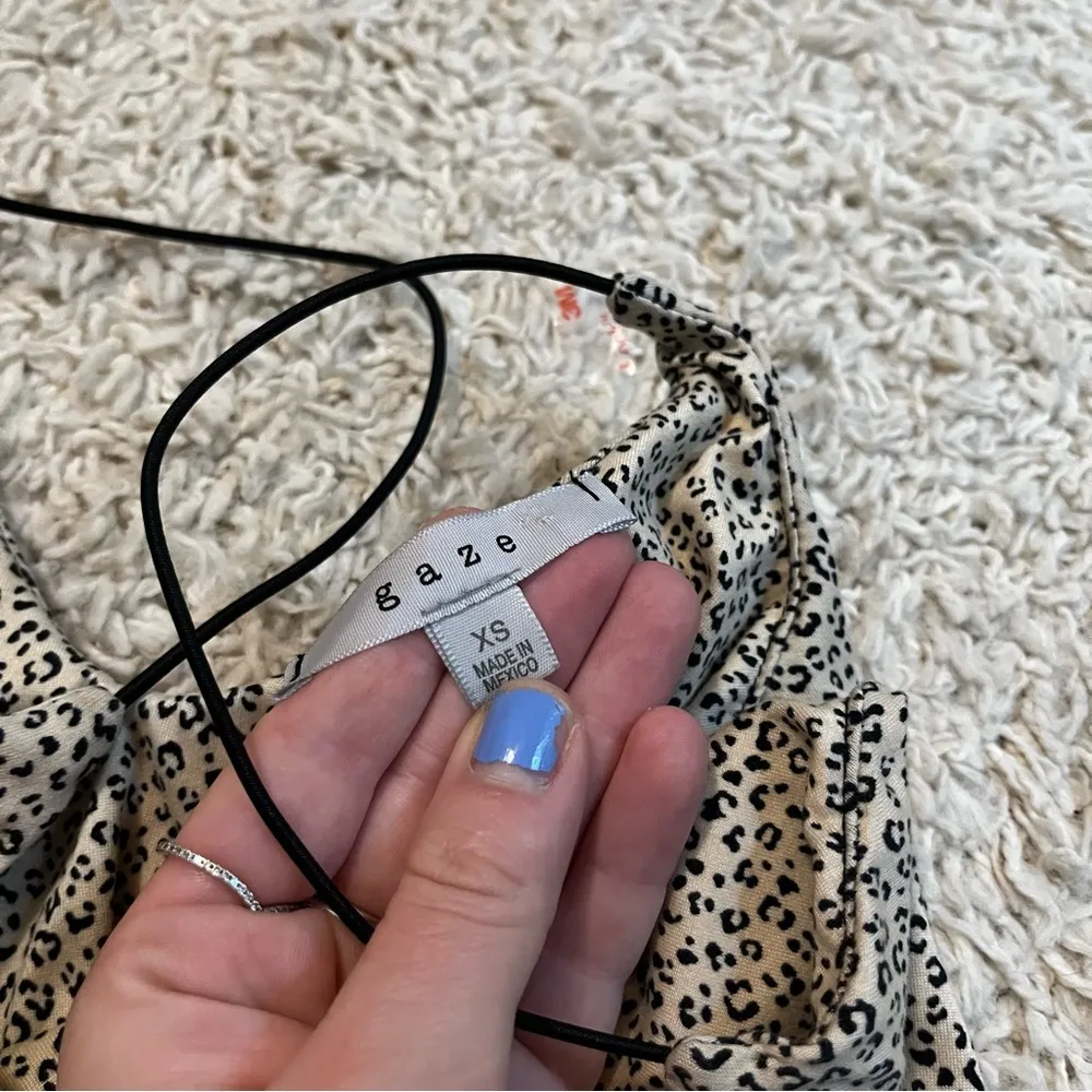 Gaze leopard print tank size xs - Image 2