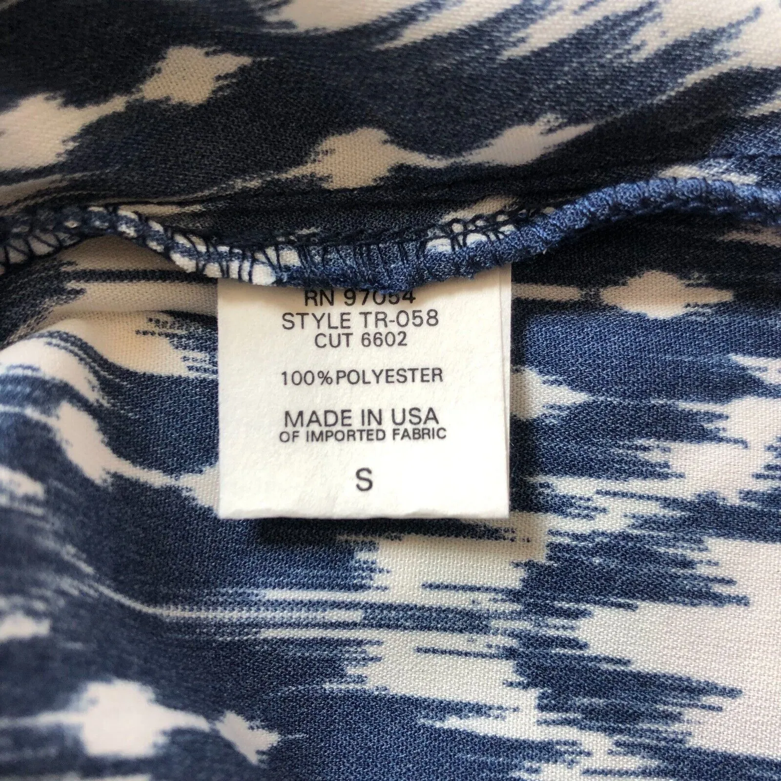 Three Eighty Two Womens Dress S Blue Long Sleeve Tie Neck Back‎ Boho NWT - Image 6