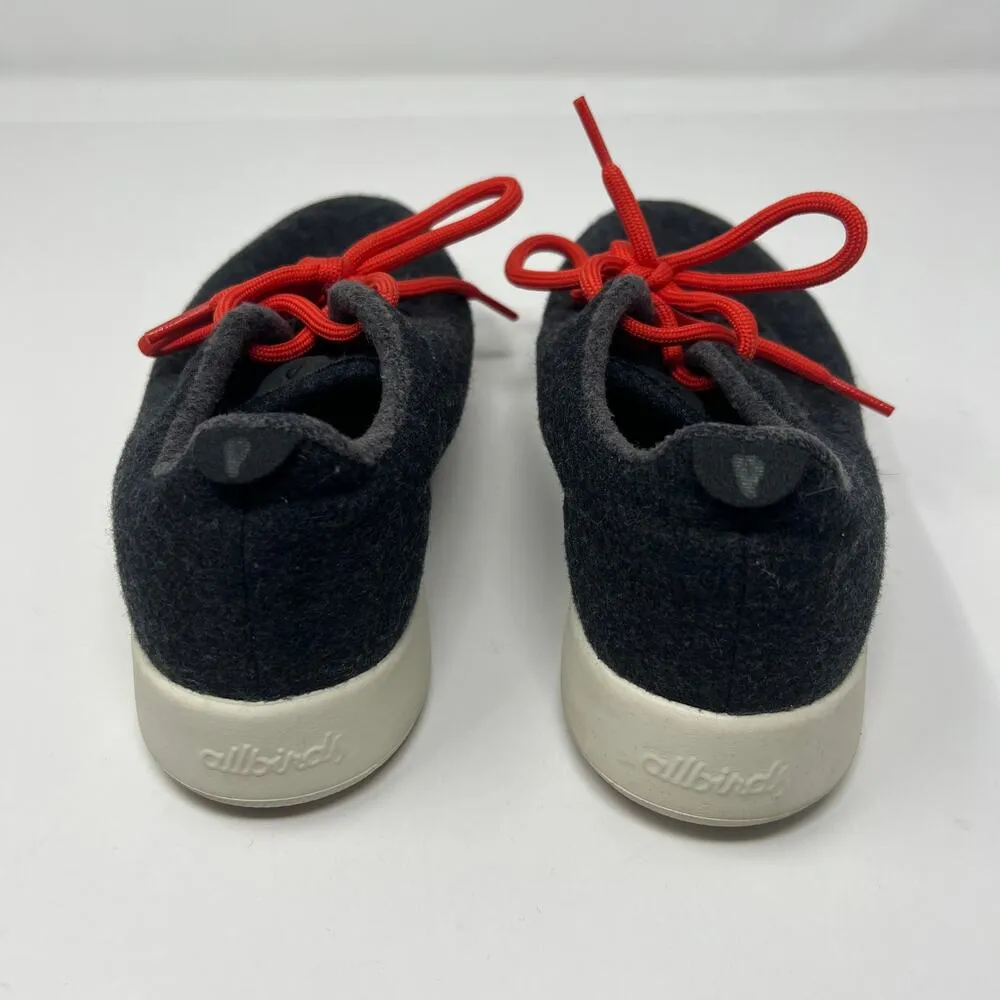 All Birds Super Fine Merino Wool Lace Up Women's Charcoal Sneakers Size 8 - Image 6