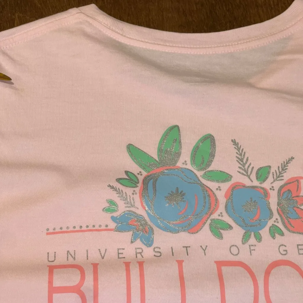 Champion University of Georgia Long Sleeve T-Shirt Women's Size Medium Bulldogs - Image 6