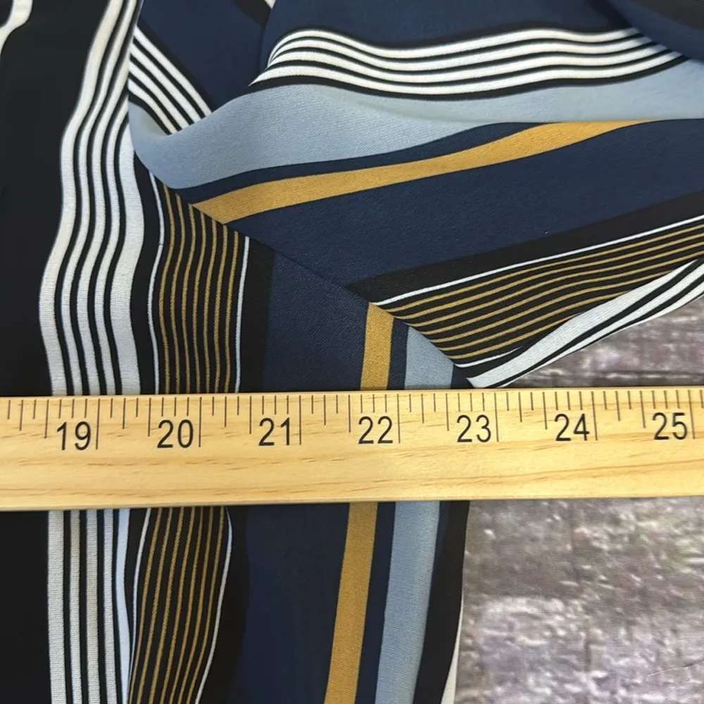 Westport  Striped Button Blouse Size L - Image 7