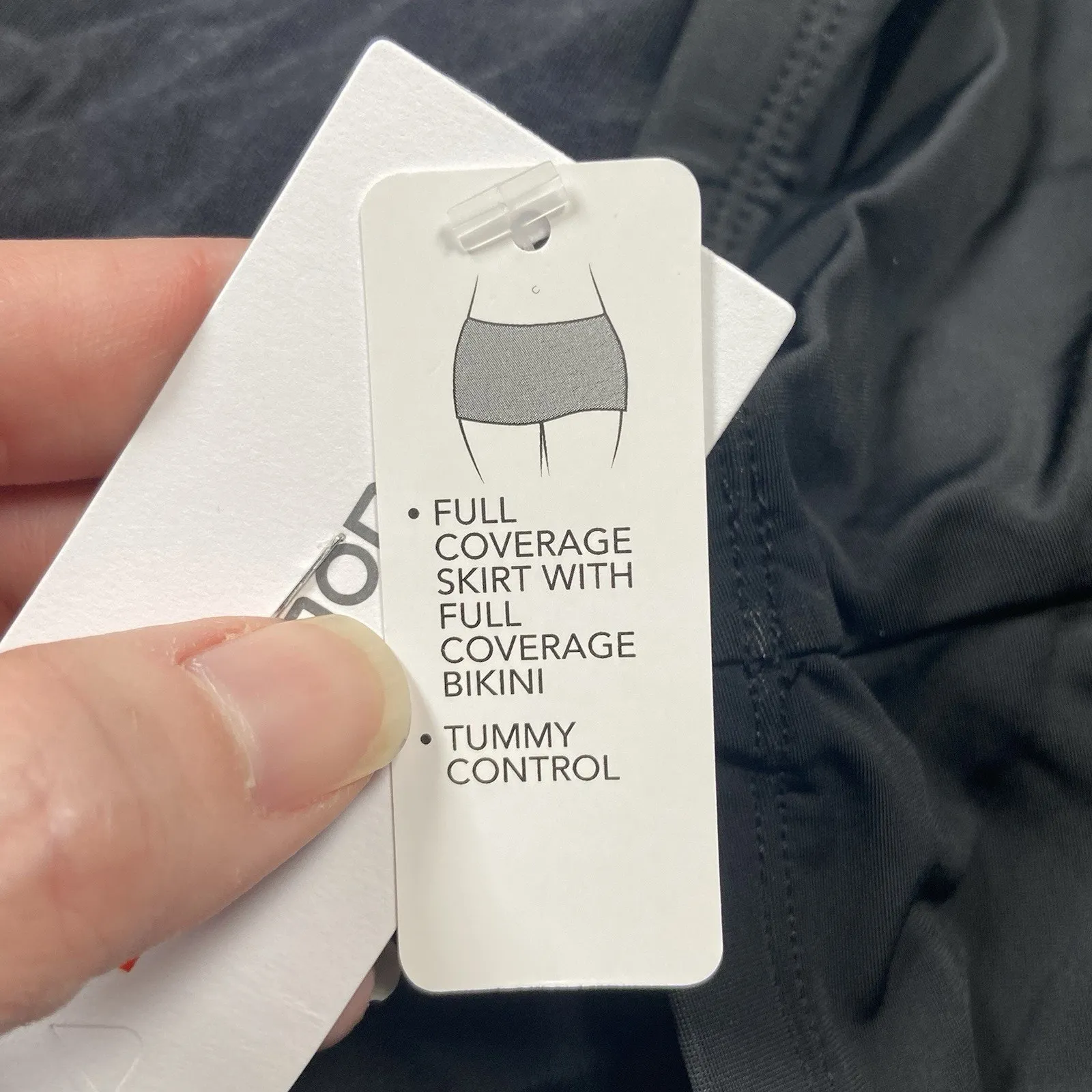 Liz Claiborne Women's Size 18W Black Skirt Swim Bottoms Skort Full Coverage NEW - Image 2