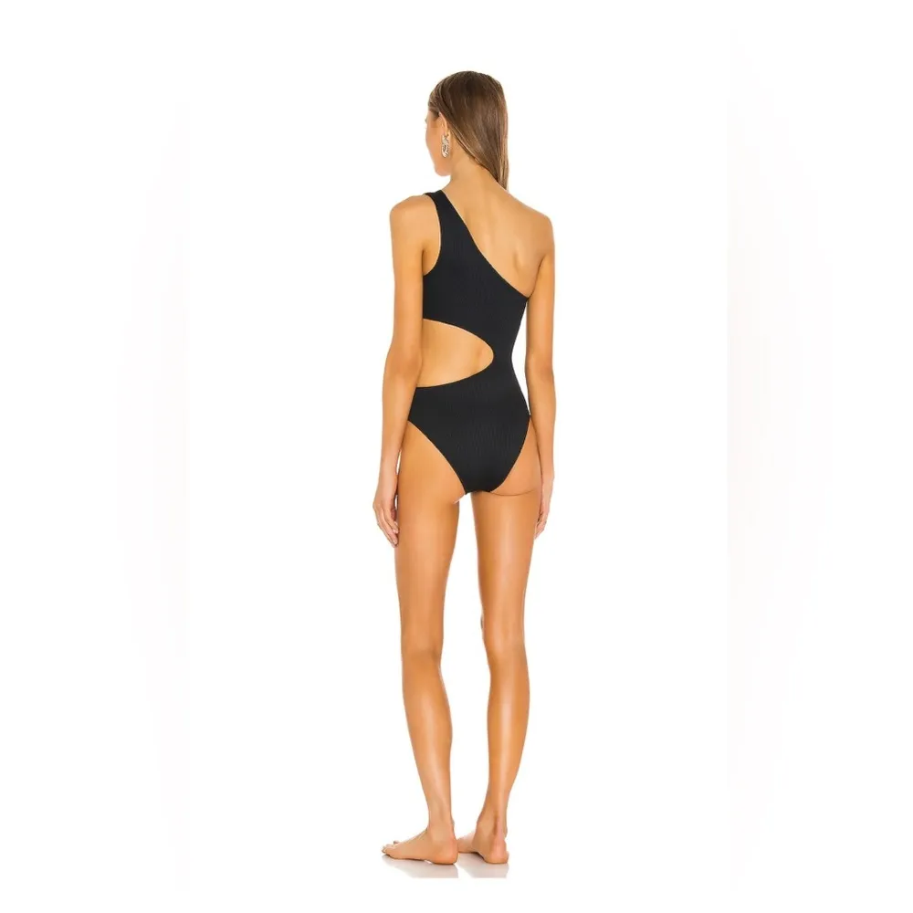 Beach Riot Celine Cutout One-Shoulder One-Piece Swimsuit, Black, Small, $148 - Image 8