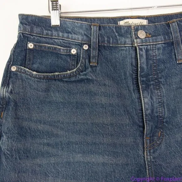 NEW Madewell Petite Balloon Jeans in Corson‎ Wash, 32P - Image 10
