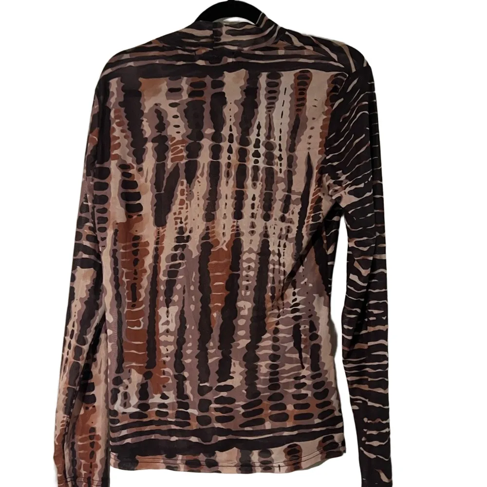 Rebdolls  Womens Sheer Abstract Top - Image 2