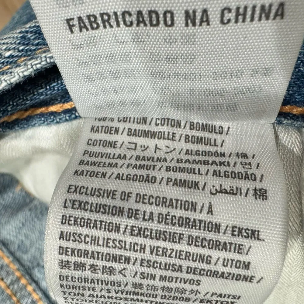 Abercrombie and Fitch Blue Silver Dot Cutoff Shorts Women’s 4/27 - Image 3