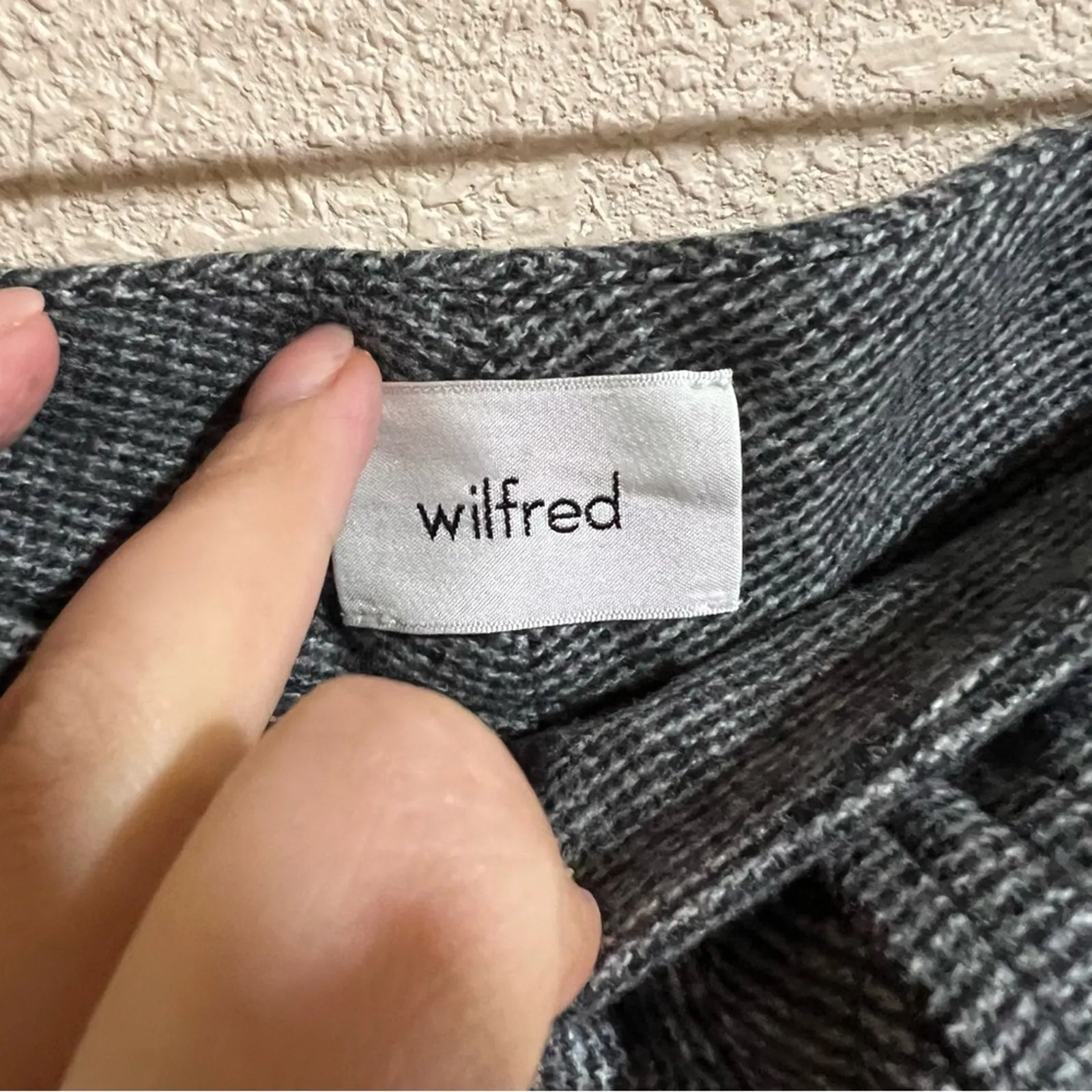 Wilfred | Aritzia Jallade gray tweed high rise pants NEW 4 - Image 6